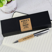 Load image into Gallery viewer, Personalised Worlds Best Cork Pen Set