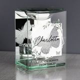 Personalised Geometric Leaf Butterfly Oil Burner