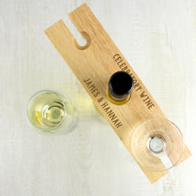 Load image into Gallery viewer, Personalised Free Text Wine Glass &amp; Bottle Holder