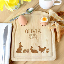 Load image into Gallery viewer, Personalised Spring Egg &amp; Toast Board