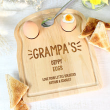 Load image into Gallery viewer, Personalised Free Text Egg &amp; Toast Board