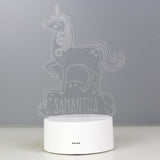 Personalised Unicorn LED Colour Changing Night Light