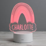 Personalised Rainbow LED Colour Changing Night Light