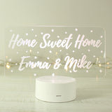 Personalised Polka-dot Message LED Colour Changing Night Light