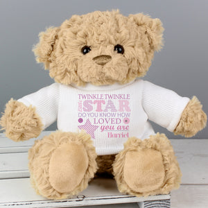 Personalised Twinkle Teddy Bear