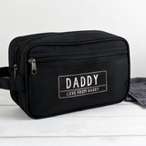 Personalised Free Text Black Vanity Bag