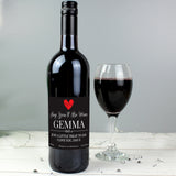 Personalised "Say You'll Be Wine" Red Wine