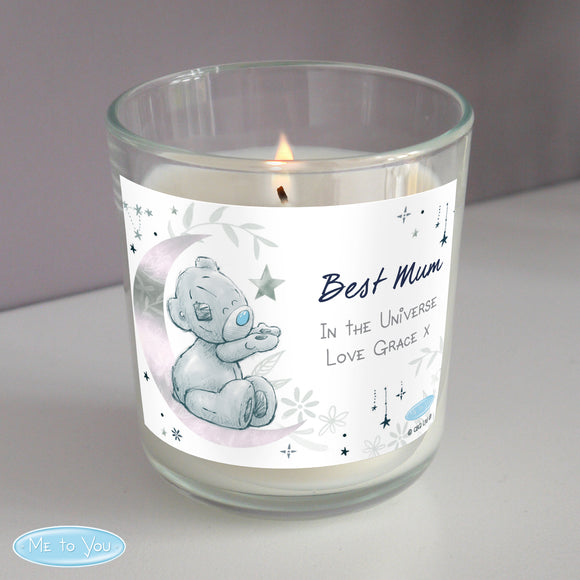 Personalised Moon & Stars Me To You Scented Jar Candle