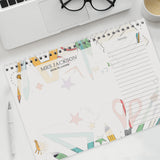 Personalised Teacher / School A4 Desk Planner