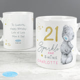 Personalised Me To You Sparkle & Shine Birthday Mug - any age