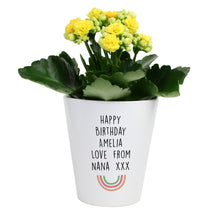 Load image into Gallery viewer, Personalised Rainbow Plant Pot
