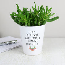 Load image into Gallery viewer, Personalised Rainbow Plant Pot