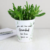 Personalised Free Text Plant Pot