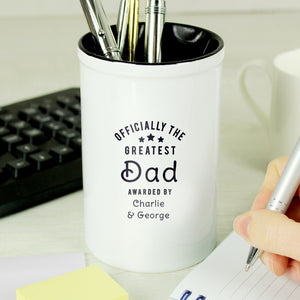 Personalised Officially the Greatest Ceramic Storage Pot