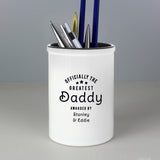 Personalised Officially the Greatest Ceramic Storage Pot