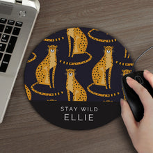 Load image into Gallery viewer, Personalised Leopard Mouse Mat