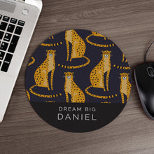 Load image into Gallery viewer, Personalised Leopard Mouse Mat