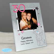 Load image into Gallery viewer, Personalised Me To You Sparkle &amp; Shine 4x4 Glitter Glass Photo Frame