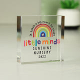 Personalised Shape Little Minds Crystal Token