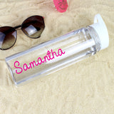 Personalised Name Island Water Bottle