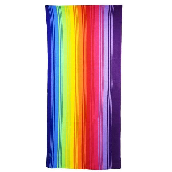 Rainbow Design Large Towel