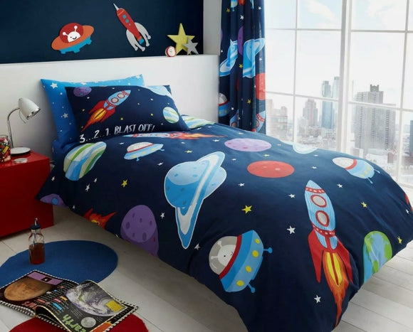 Kids Space Reversible Duvet Set