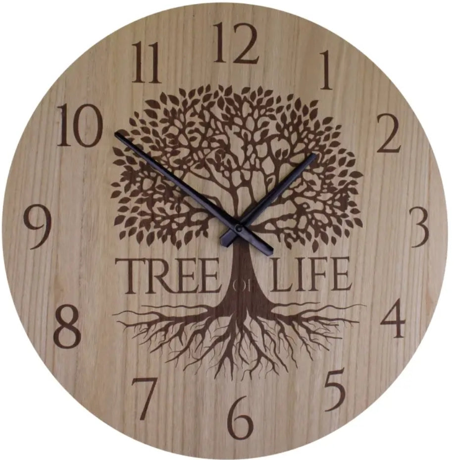 Large Tree Of Life Clock, 50cm