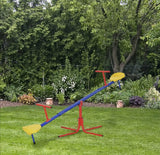 Kids 360 Degree Rotating Metal Seesaw Children Playground Equipment