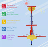 Kids 360 Degree Rotating Metal Seesaw Children Playground Equipment