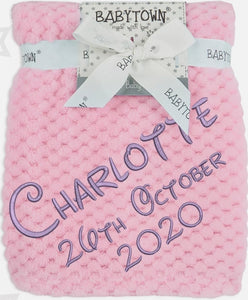 Personalised Baby Blanket