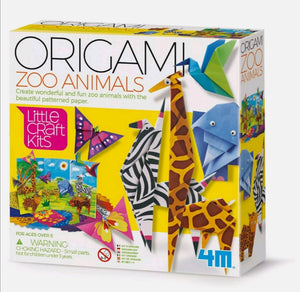 Little Craft Kits - Origami Zoo Animals Creative Activity Set