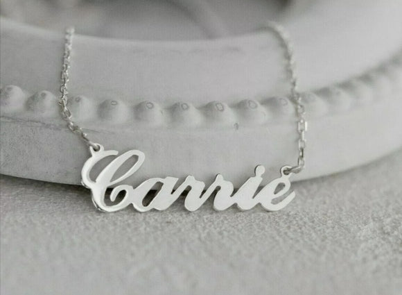 Personalised  Name Necklace,925 Sterling Silver,Any name!