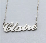 Personalised  Name Necklace,925 Sterling Silver,Any name!