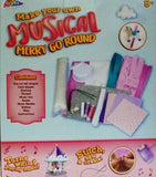 Make Your Own Musical Merry Go Round Craft Set - Sewing Gift For Kid's