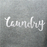 Personalised Silver Name Jumbo Storage Bag