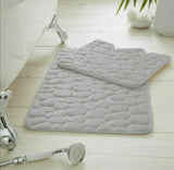 Anti Slip Bath Mat Set Soft Thick Bathroom Rug Water Absorbent Shower Mat