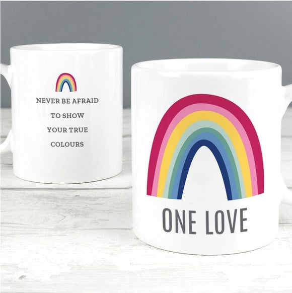 Personalised Rainbow Mug