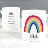 Personalised Rainbow Mug