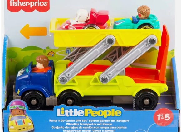 Fisher-Price Little People Ramp n Go Carrier Gift Toy Set 18 months