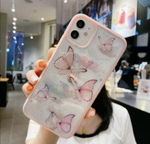 Load image into Gallery viewer, Butterfly Glitter Case For iPhone