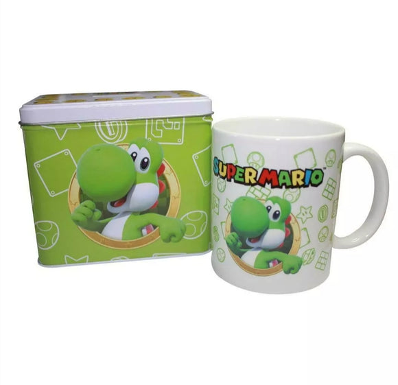 Mario Bros Tea Coffee Mug & Metal Money Saver