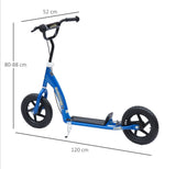 Teen Push Scooter Kids Stunt Scooter Children Bike Ride On w/ 12" Tyres