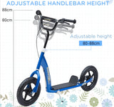 Teen Push Scooter Kids Stunt Scooter Children Bike Ride On w/ 12" Tyres