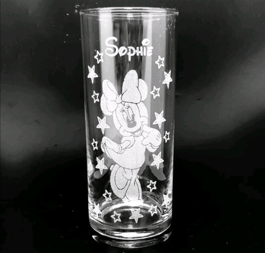 Personalised Minnie Mouse Highball Glass