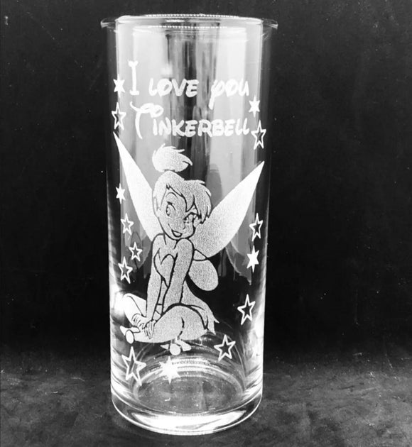 Personalised Tinkerbell Highball Glass