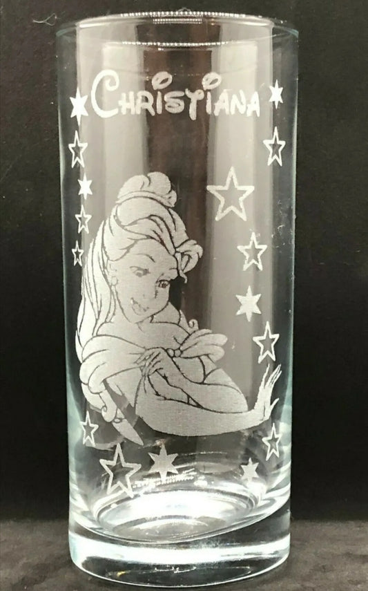 Personalised Princess Birthday Highball Glass