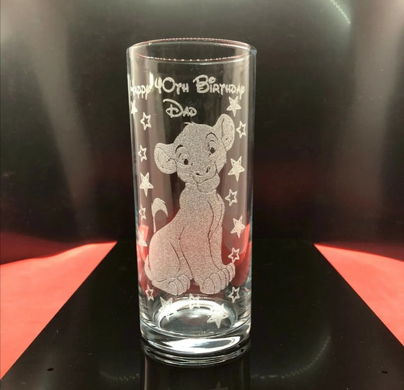 Personalised Simba Highball Glass