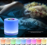 Rechargeable LED Touch Control Night Light Bedside Table Mood Lighting Lamp