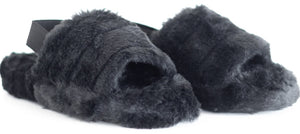 Kids Fluffy Slider Slippers