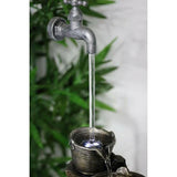 Water Tap Fountain With Led Lights